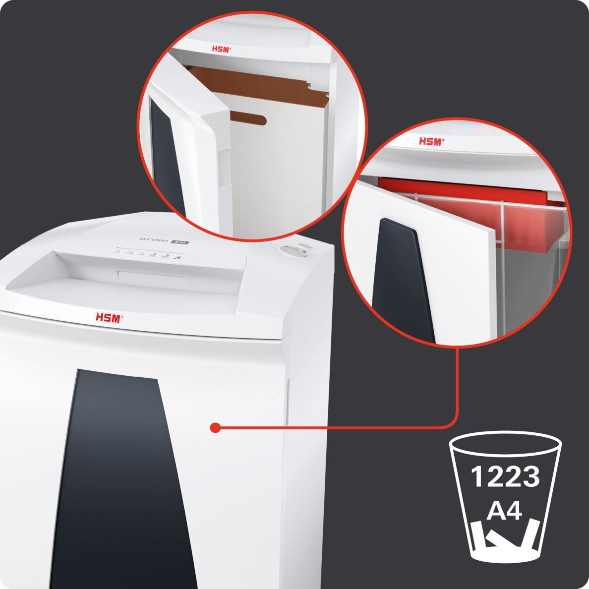 HSM Securio B34, 4,5 x 30mm 3 HSM Securio B34, 4,5 x 30mm 3